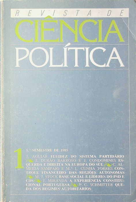 Revista de Ciência Política n.ºs 1 a 8