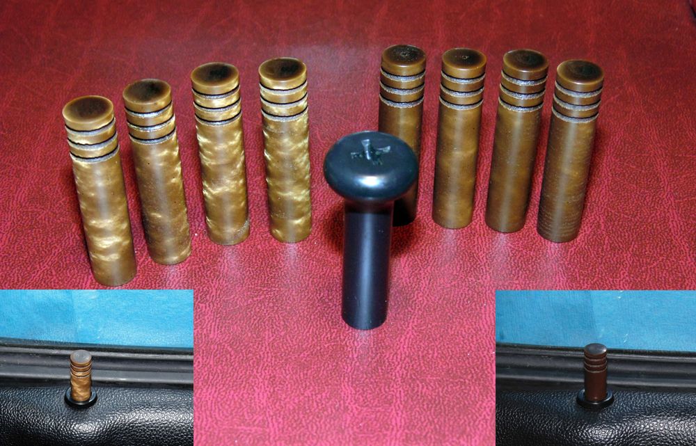 Солдатики, Фиксатор Жигули  ВАЗ 2101-09 дверного замка. Новые. Эбонит