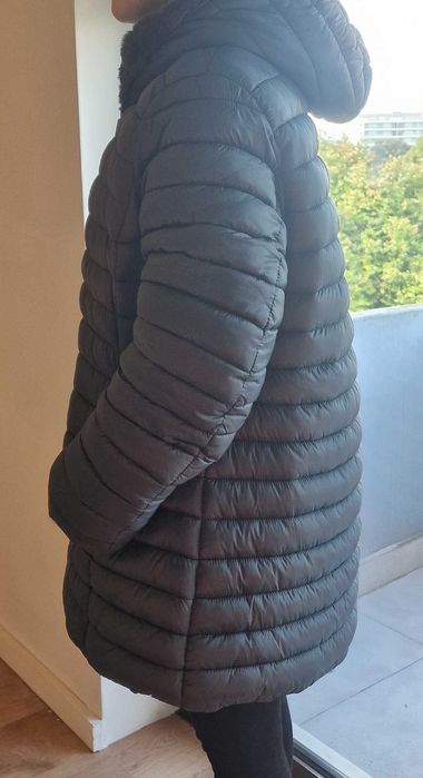 Casaco acolchoado reversível verde XXXL - novo