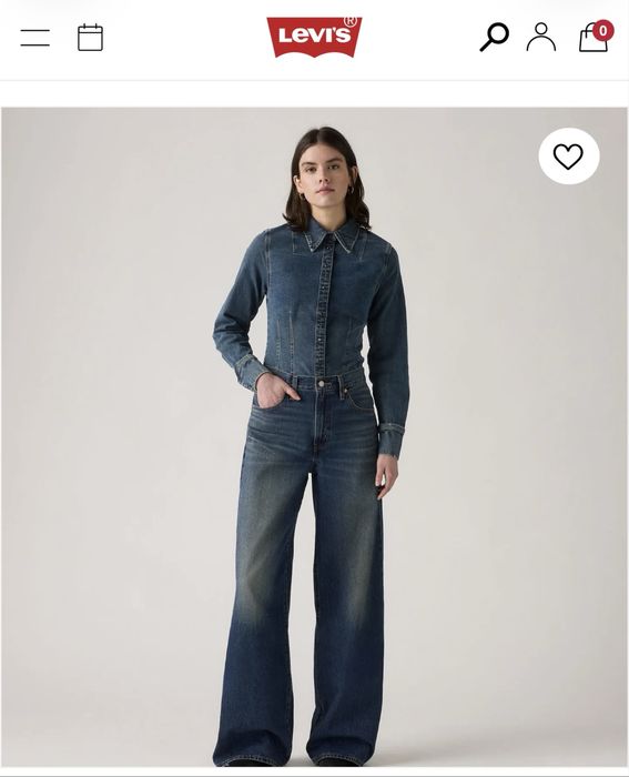 Джинси Levi’s темно сині прямі