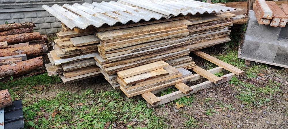 Stemple budowlane drewniane