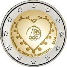2€ Portugal "Equipa Olímpica" 2024 NÃO CIRCULADA