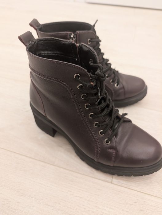 Шкіряні демісезонні ботинки