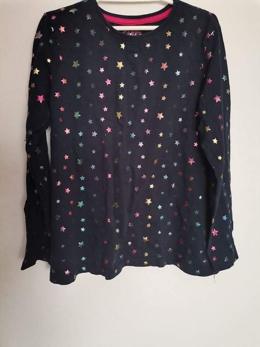Bluzeczka granatowa 140 gwiazdki carry