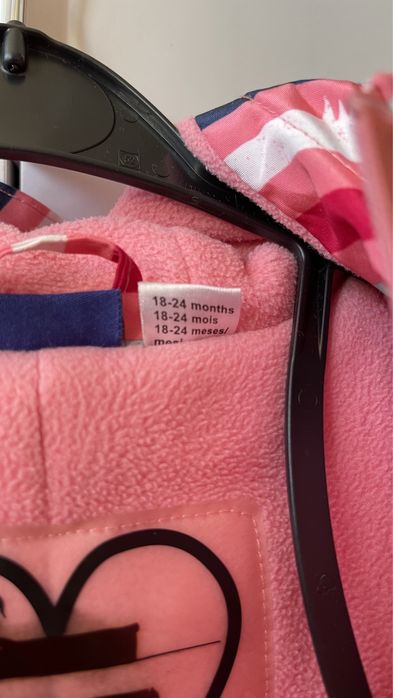 Термокомбинезон для дівчинки на флісі Lupilu 92см 18-24м