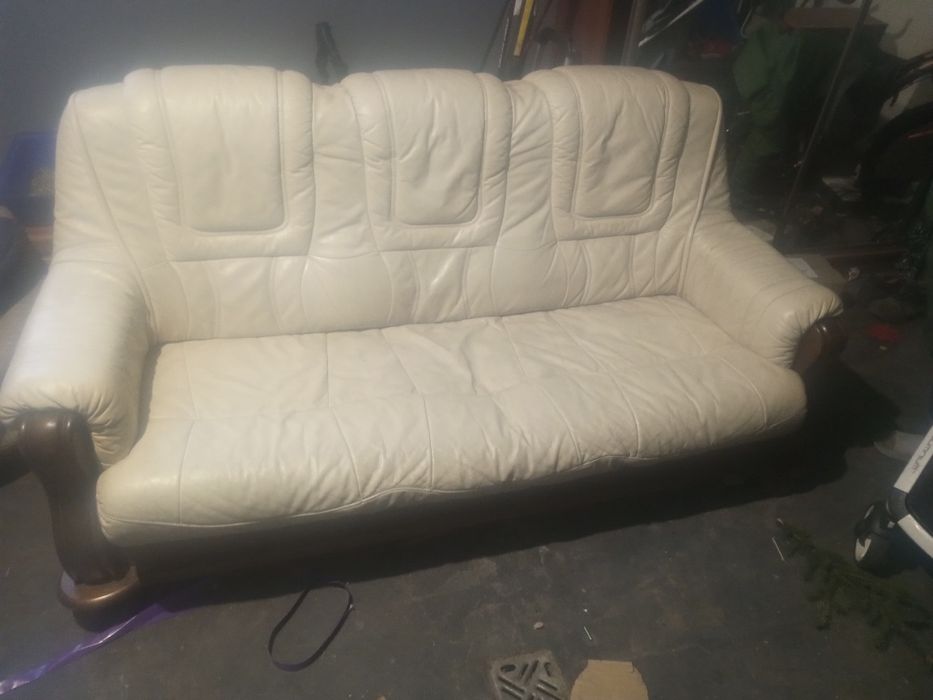 Sprzedam komplet skórzany