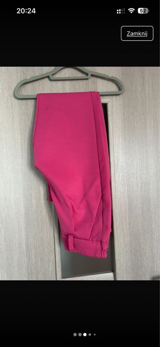 Komplet garnitur różowy