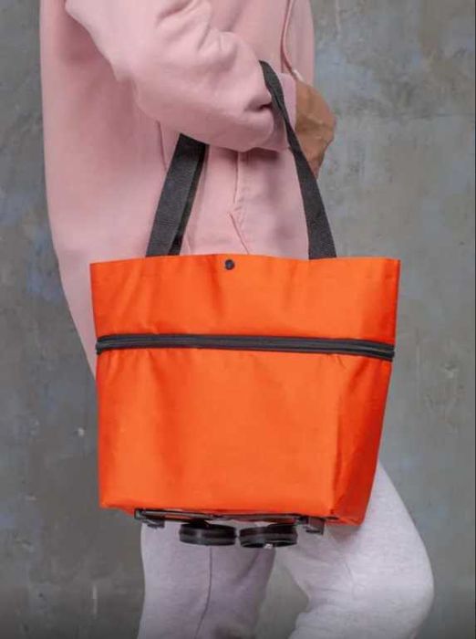 Сумка шоппер тележка на колесах