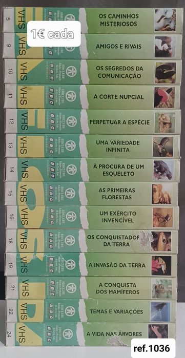 123 Cassetes de vídeo VHS (1)