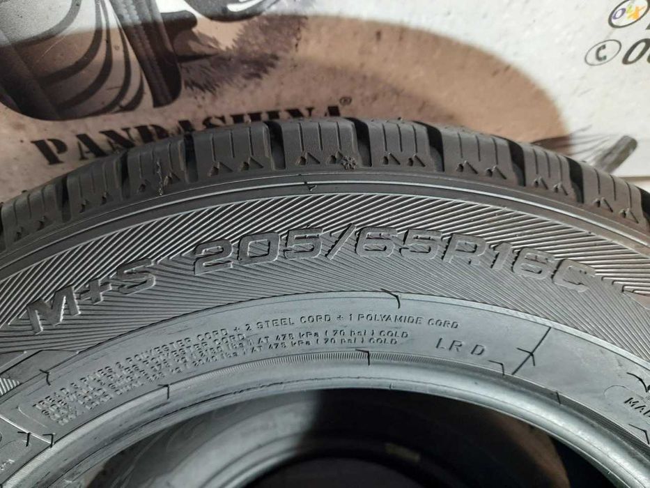 Шини 8,5мм 205/65 R16C GOODYEAR CargoUltraGrip 2 б/у зима склад