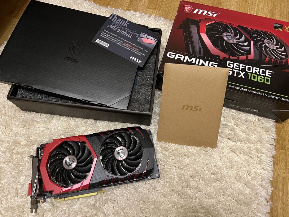 Відеокарта Nvidia MSI gtx 1060 6gb