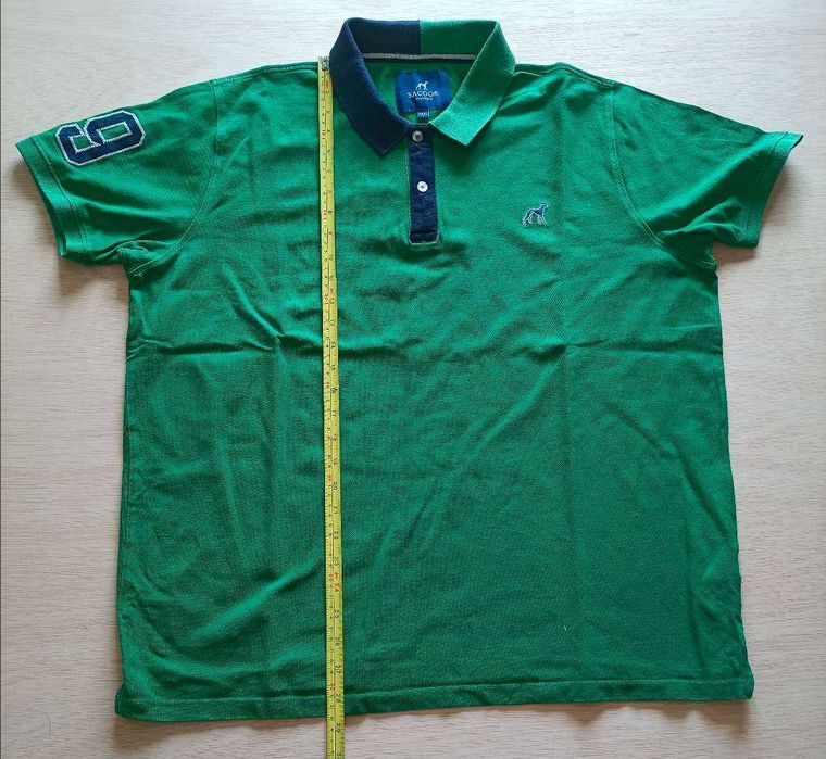 Polo verde marca Sacoor Brothers tamanho XXXL