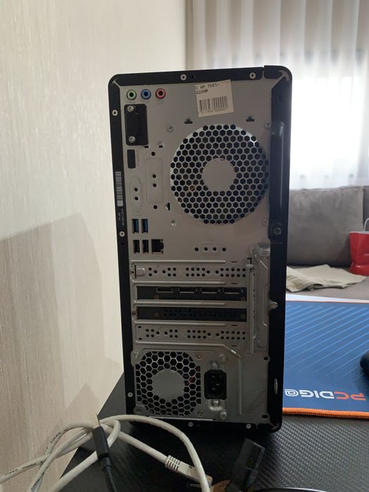 Pc gaming hp com monitor da AOC teclado da Omen e Rato Gaming