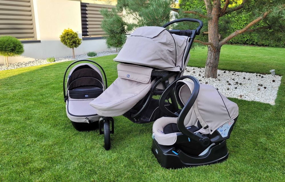 Коляска 3 в 1 CHICCO Trio Activ3 Top (абсолютний всюдихід) у повній комплектації