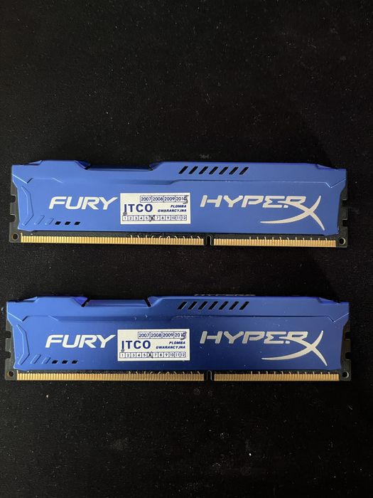 PAMIĘĆ RAM 2x4GB hyperx fury