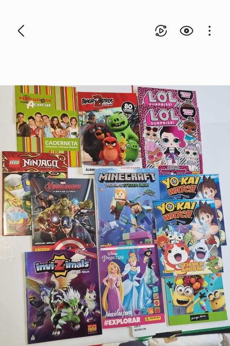 Álbuns de coleção Infantil/juvenil