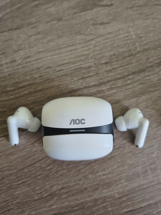 Безпровідні ,Bluetooth навушники AOC ACT1521 White