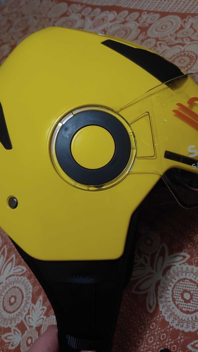 Мото шлем L Shiro Glovo доставка, курьер с биркой новый