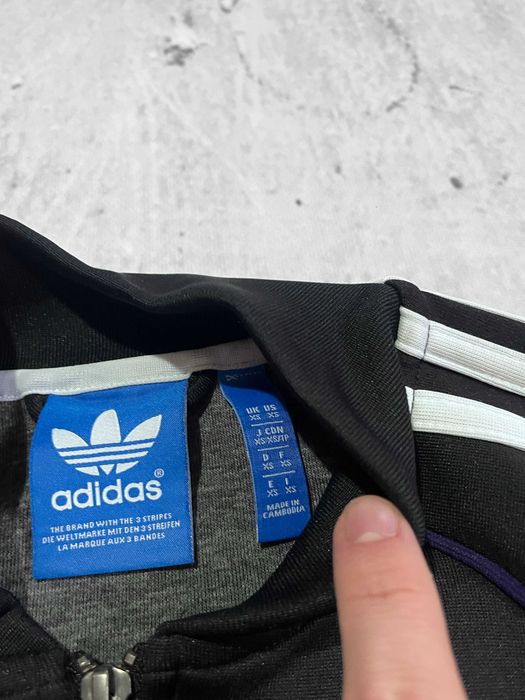Rozpinana sportowa bluza Adidas Real Madryt 2015 / 2016 / training track jacket