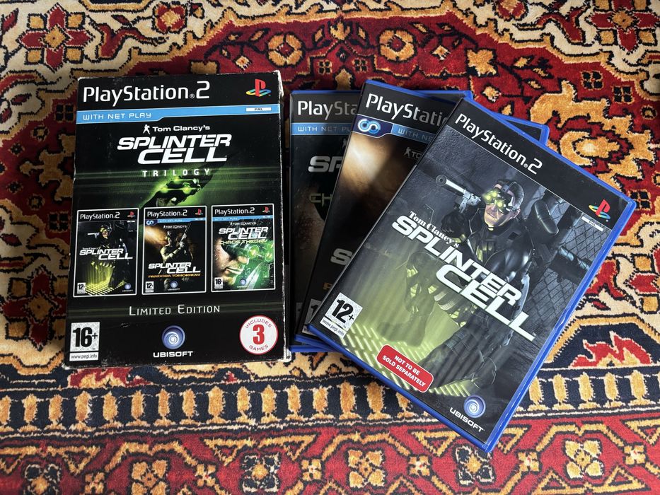 Gra playstation 2 Tom clancy’s splinter cell trilogy limited edition