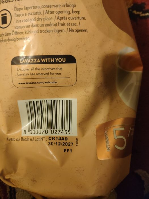 Kawa ziarnista Lavazza crema 1kg