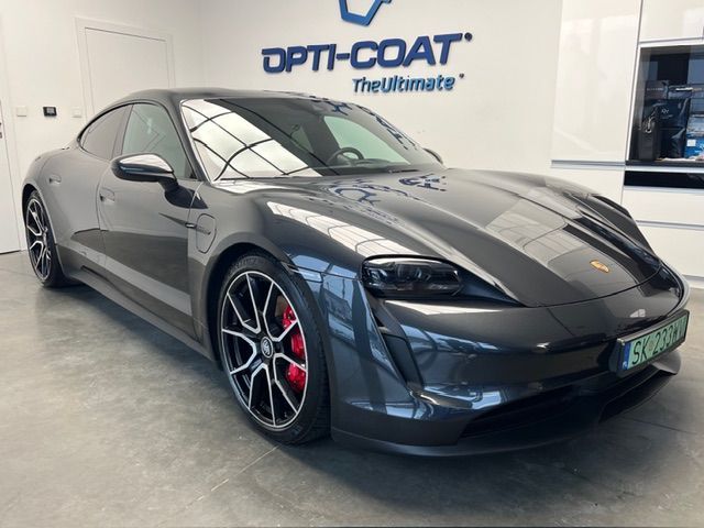 Porsche Taycan Salon Polska 571KM cesja leasingu na gwarancji bezwypadkowy garażowany