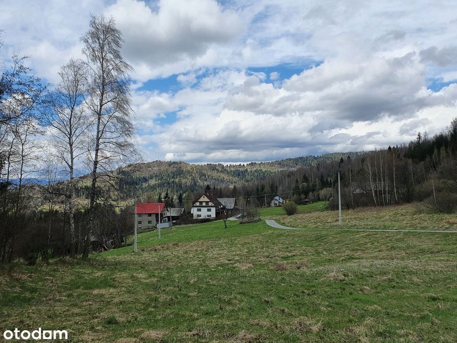Działka budowlano-rolna w Glince wysoko w górach. - Widok 4