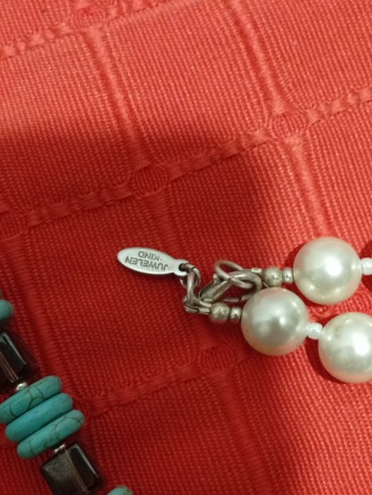 Srebro kamienie naturalne perły