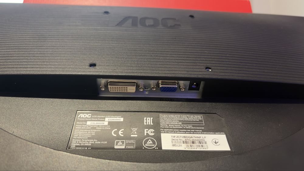 Monitor AOC 21 Polegadas