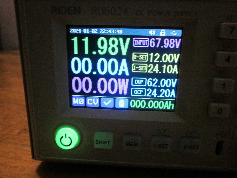 Топовий RIDEN RD6024W 60V 24A 1500W лабораторний блок живлення