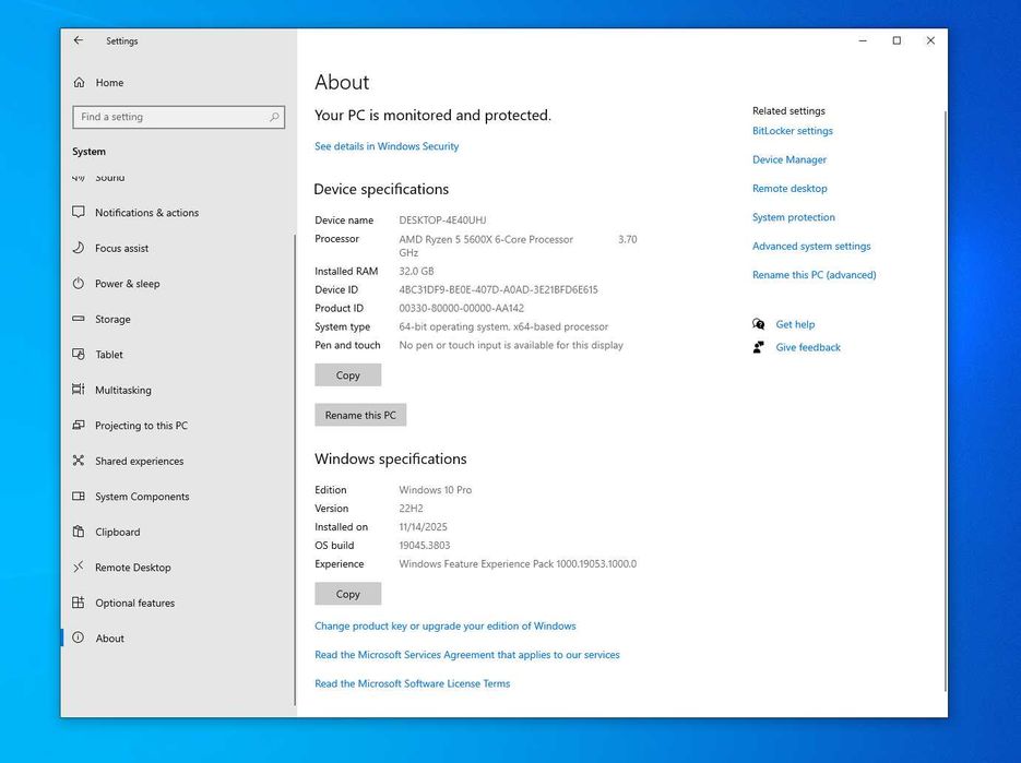 Поутжний Ryzen 5 5600x + Монітор 24.1