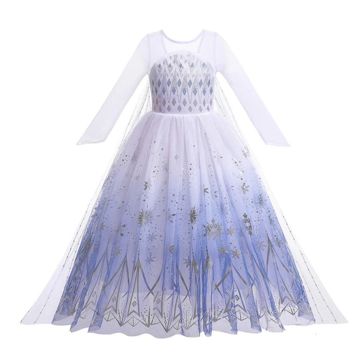 Сукня принцеси Ельзи.  Святкова сукня на хеллоуин