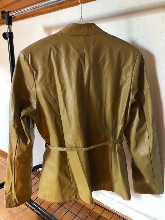 Casaco Biker Camel