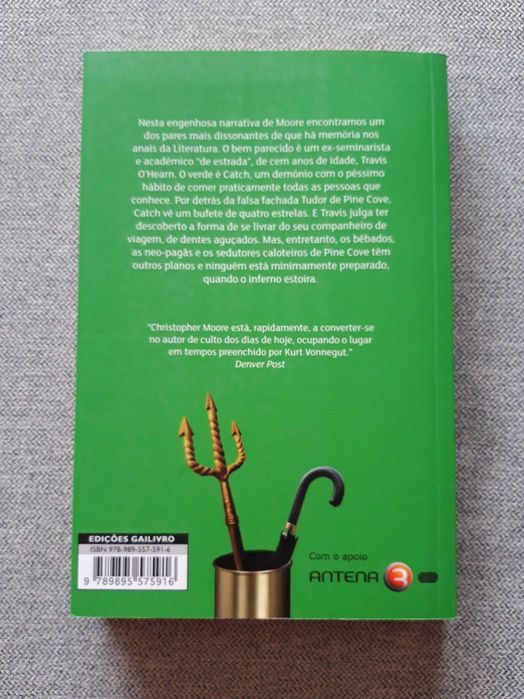 Livro "Guia prático para cuidar de Demónios" de Christopher Moore