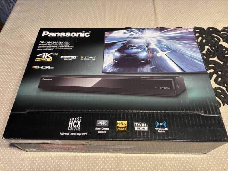 Panasonic DP-UB424AGK 4K HDR Blu-ray 3D Dolby Audio WLAN UHD/DVD