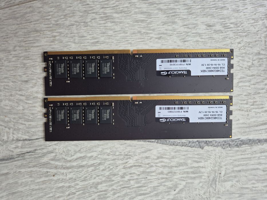 пам'ять DDR4 16GB (2x8) 2400MHz CL16 Team. Trade-in