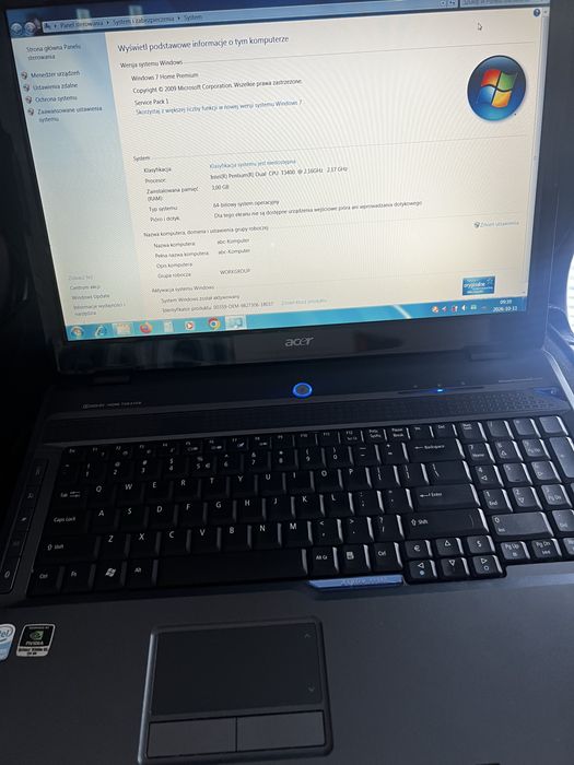 Laptop Acer Aspire 7736ZG | 3GB RAM | Windows 7 |