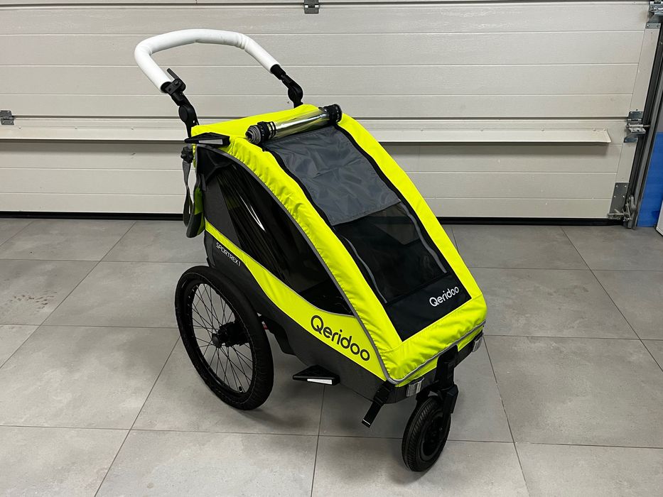 Przyczepka rowerowa Qeridoo Sportrex 1 lime green