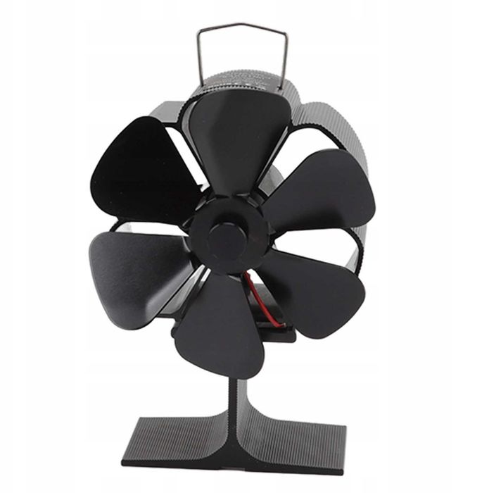 Wentylator Kominkowy Wiatraczek 5 Łopatek Rozprowadzanie Ciepła Nowy