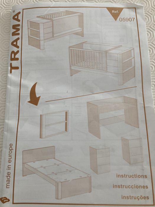 Berço reversível TRAMA