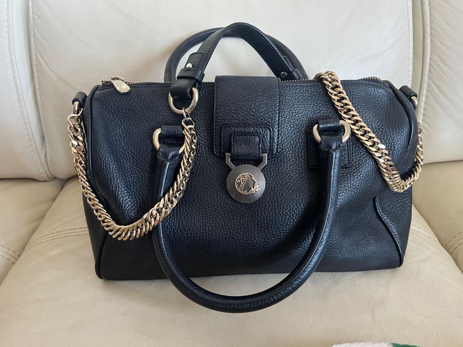 Oryginalna torba Versace skóra naturalna