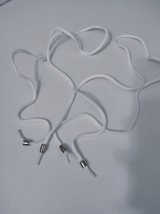 Sznurowadła bez zawiązywania białe wygodne 100cm