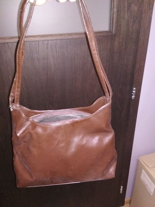 Torebka brązowa do ręki