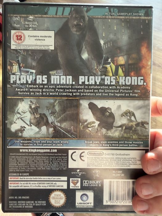 King Kong na Gamecube