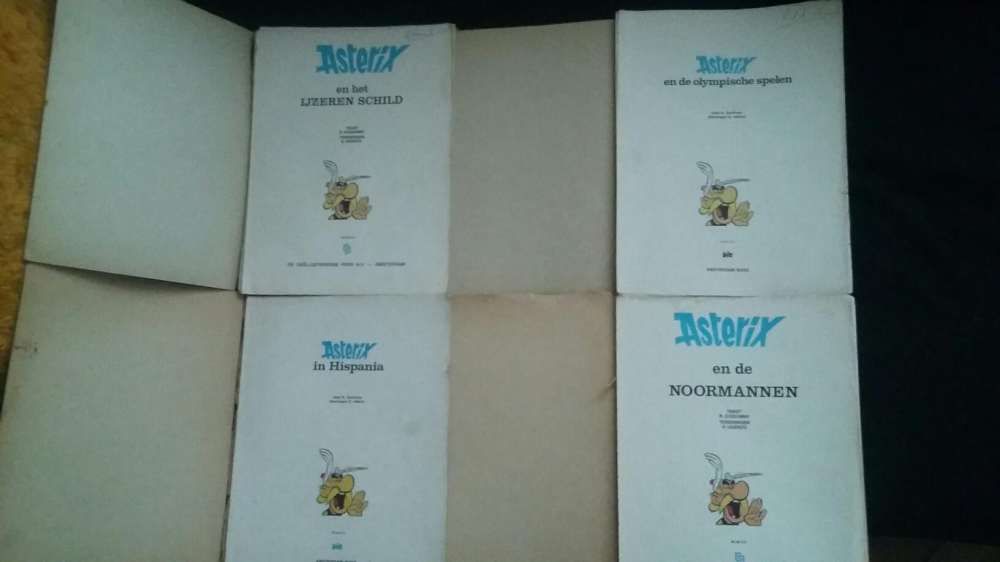 Osiem bardzo rzadkich starych unikatowyc komiksów lata 60 te-Asterix