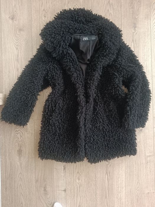 Kurtka pladzcz Teddy baranek Zara S