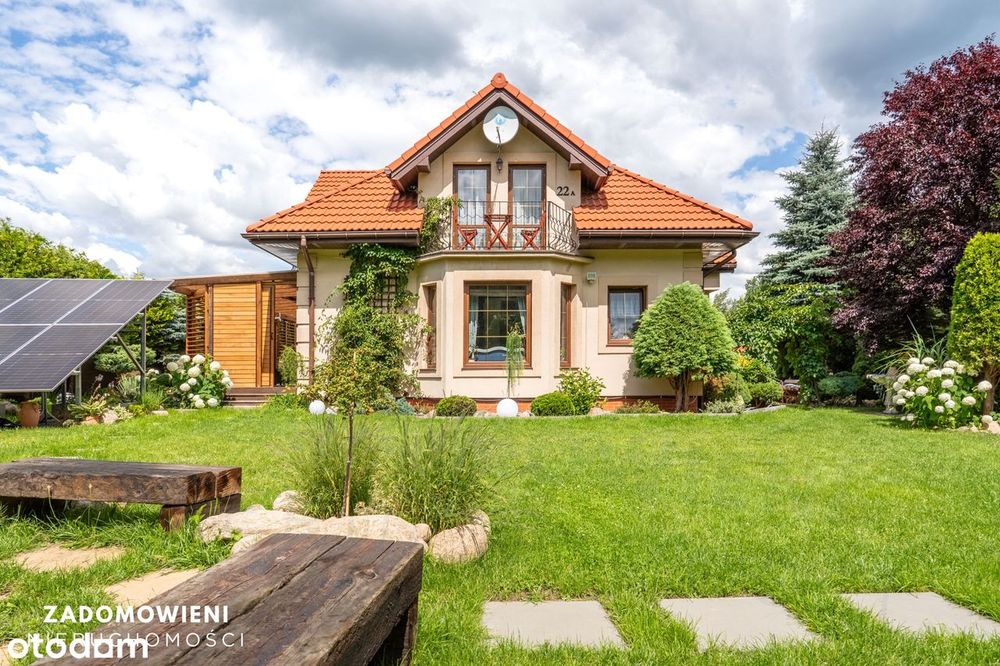 7 pokoi, 5 łazienek, sauna i wiata grillowa - dom 204 m² - Nowa Wieś