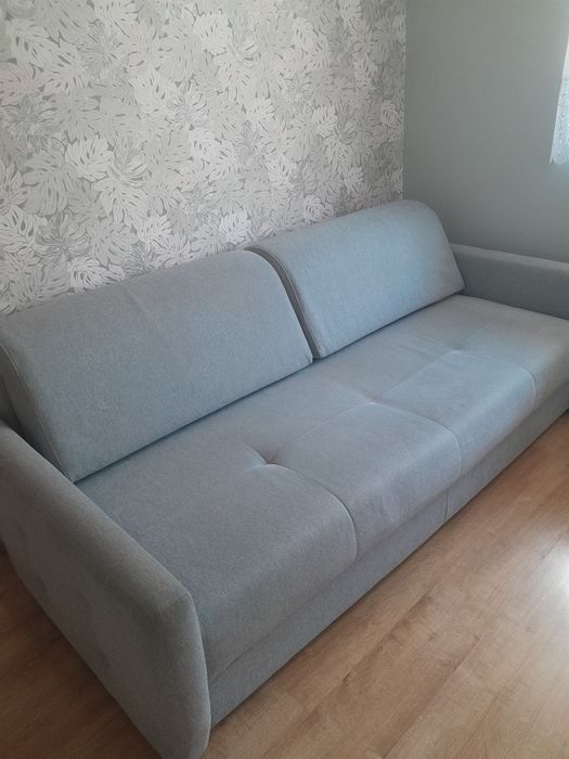 Sofa rozkładana szara