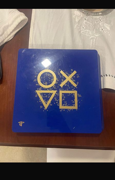 Ps4 slim edição limitada Days of play blue