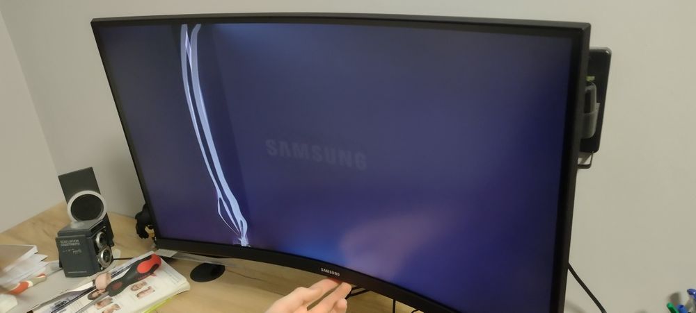 Monitor Samsung Odyssey G5 27" curved uszkodzony